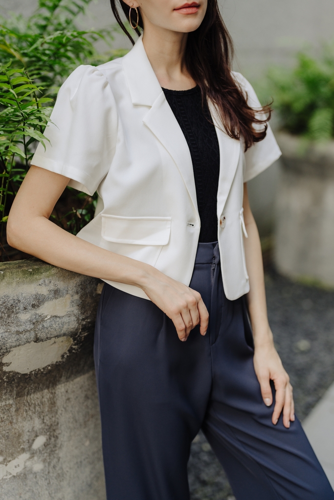 White open arm best sale blazer