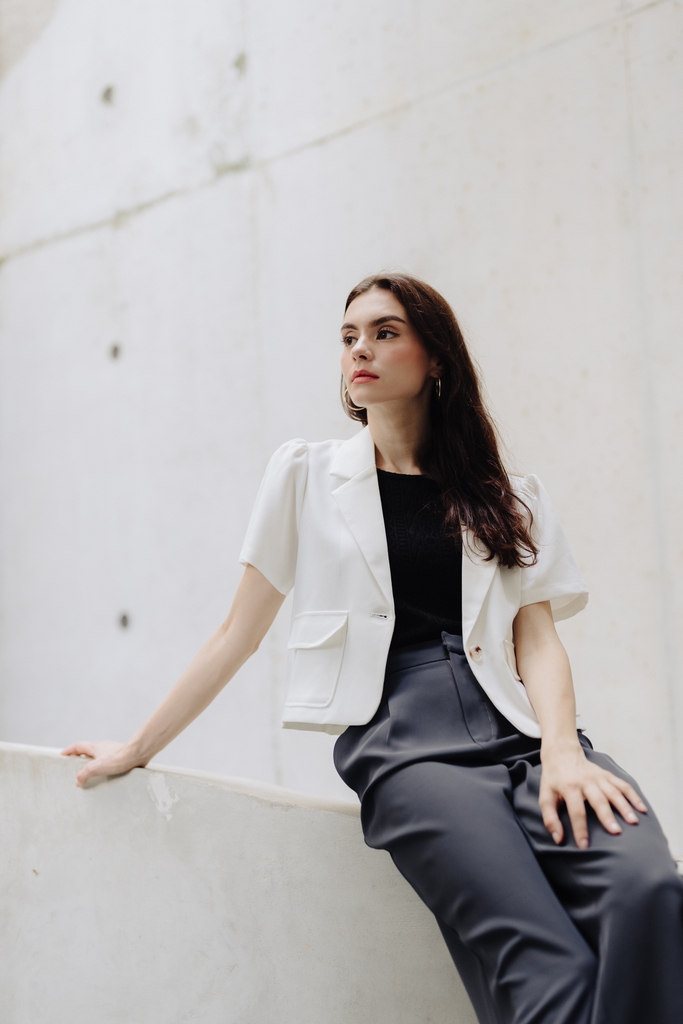 Buy white blazer outlet