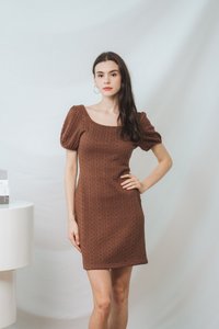Dakotah Knit Dress in Brown
