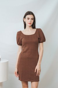 Dakotah Knit Dress in Brown