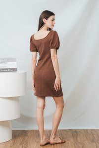 Dakotah Knit Dress in Brown