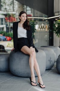 Teagan HIgh Waist Short in Black (XS)