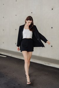 Teagan HIgh Waist Short in Black (XS)