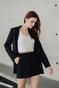 Teagan HIgh Waist Short in Black (XS)