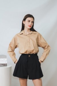 Colleen Button Shirt in Sand