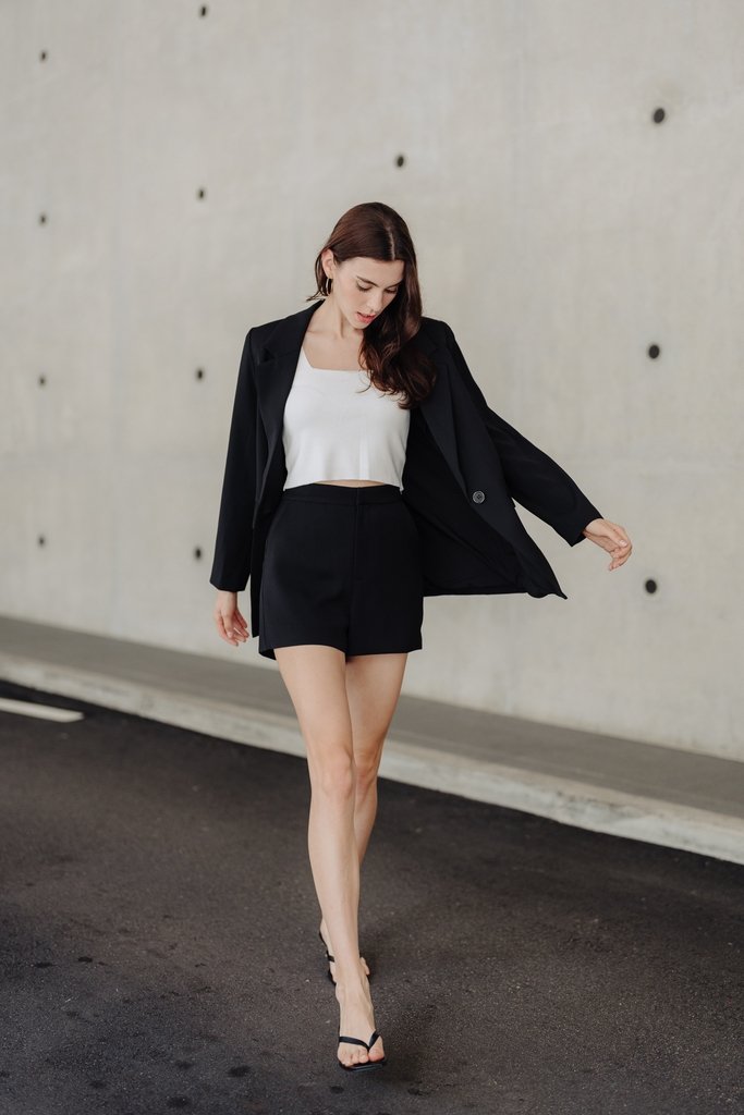 Teagan HIgh Waist Short in Black (XS)