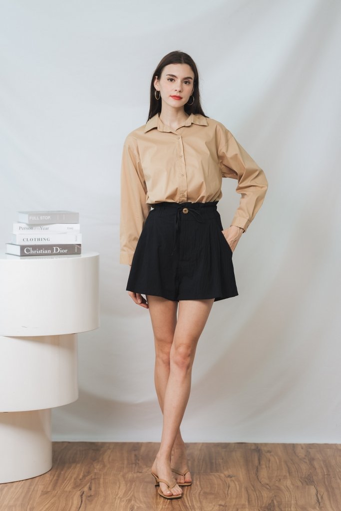 Colleen Button Shirt in Sand