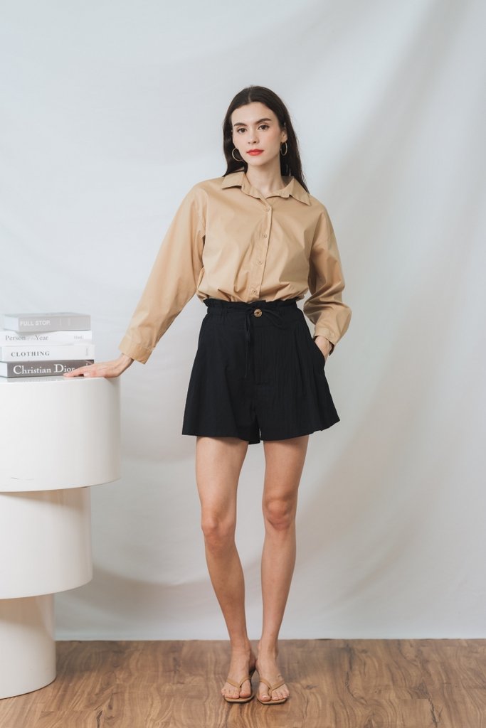 Colleen Button Shirt in Sand