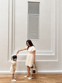 Blaise Embroidery Kids Dress in Cream