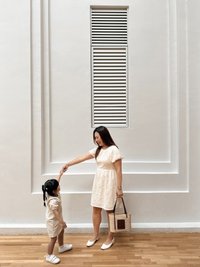 Blaise Embroidery Kids Dress in Cream
