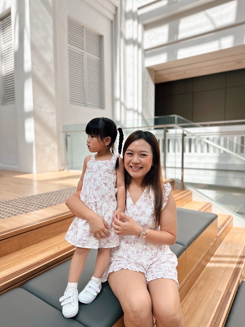 Evalina Eyelet Kids Dress in Pink