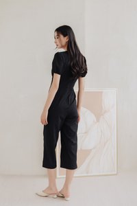 Allegra Work Jumpsuit in Black (XS)