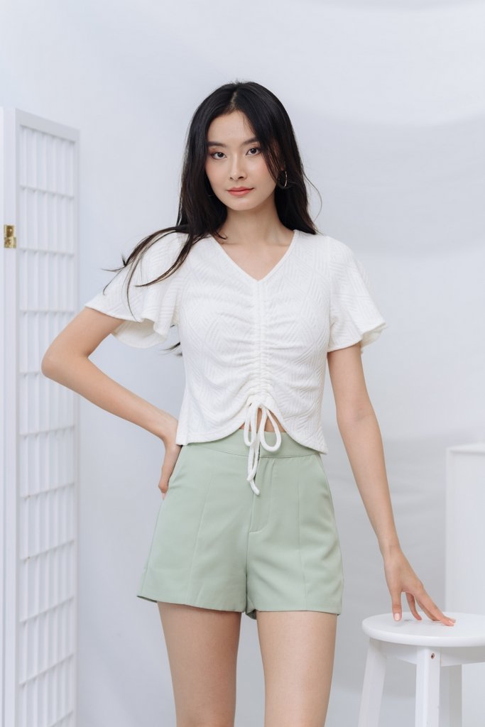 Beverly Pocket Shorts in Sage (XS)