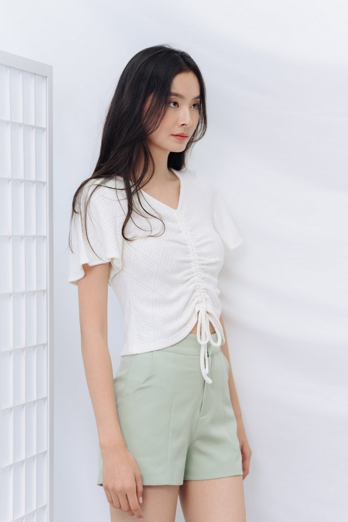 Beverly Pocket Shorts in Sage (XS)