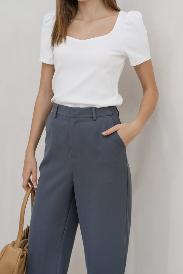 Adriana Tailored Pants in Grey (XS)