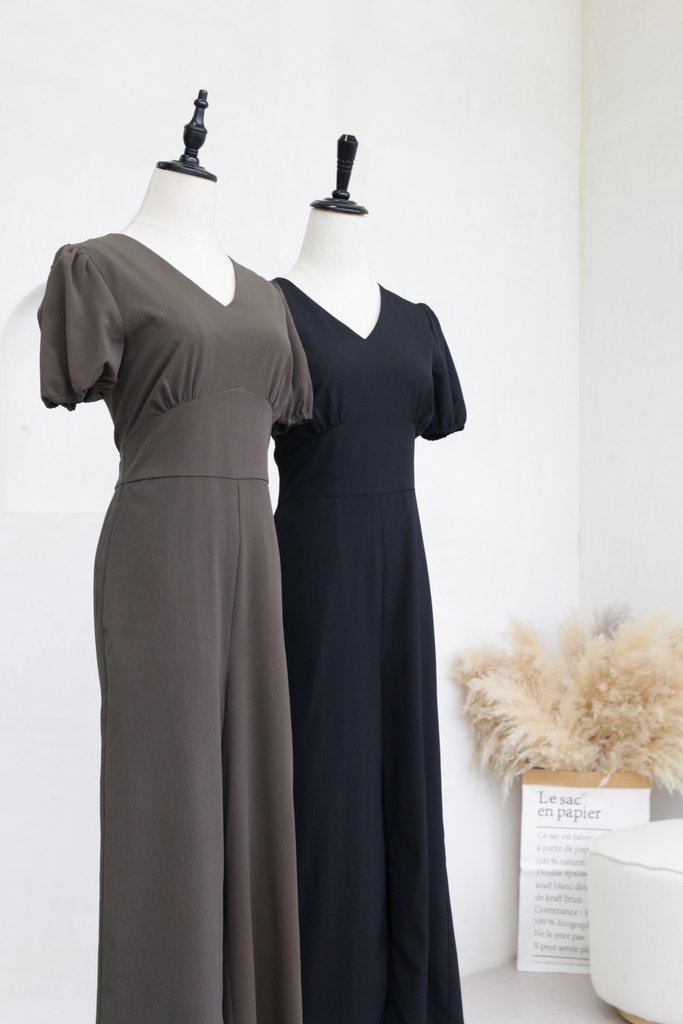 Allegra Work Jumpsuit in Black (XS)
