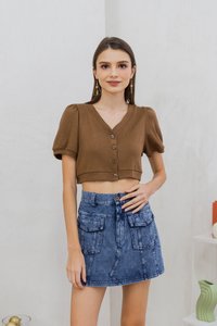 Liv Pocket Denim Skort (XS)