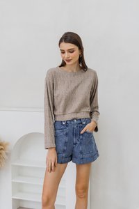 Latrice Relaxed Pocket Denim Shorts (XS)