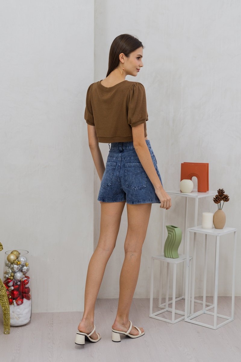 Liv Pocket Denim Skort (XS)