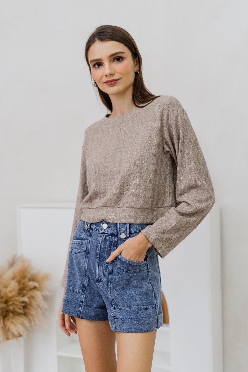 Latrice Relaxed Pocket Denim Shorts (XS)