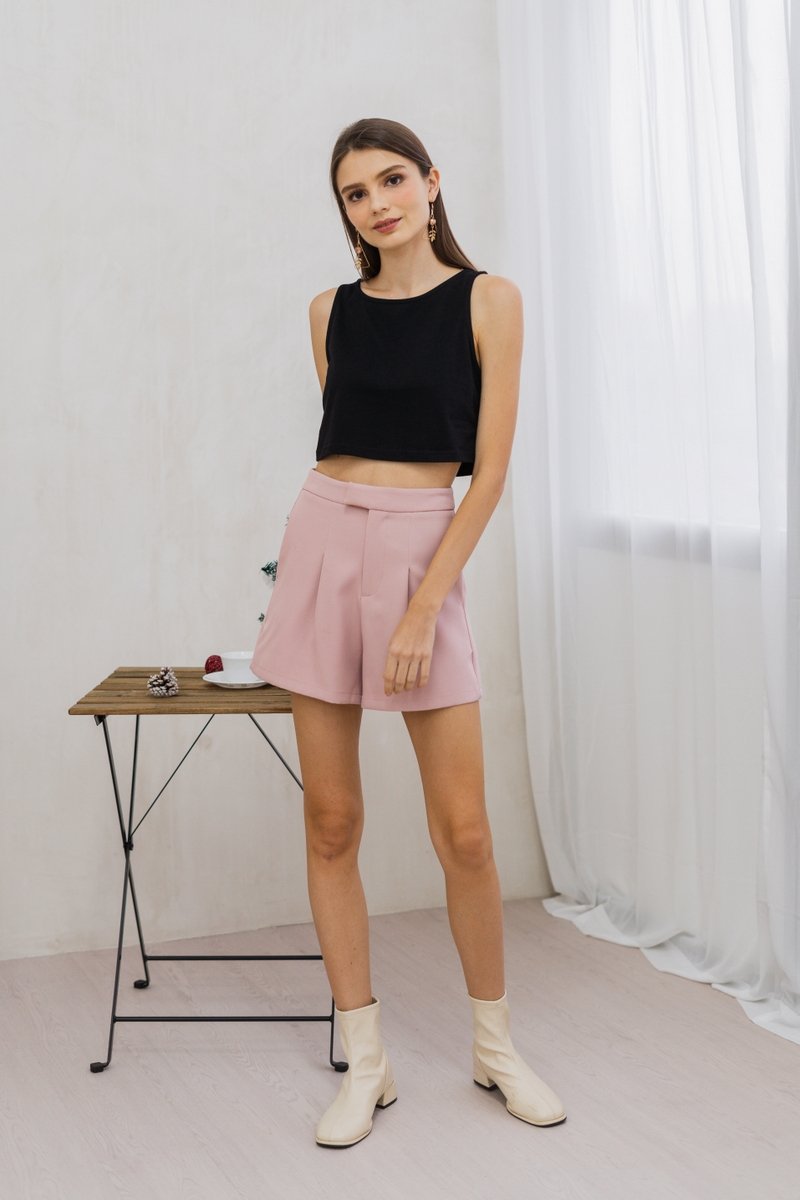 Sadie Basic Tank Top in Black