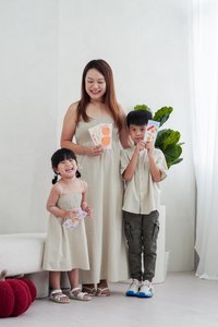Maxine Camisole Smocked Kids Dress in Sand