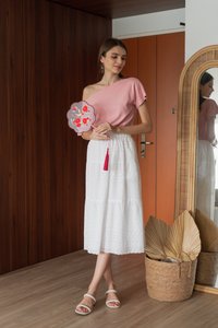 Cassie Multi Way Knit Top in Pink (XXL)