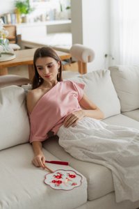 Cassie Multi Way Knit Top in Pink (XXL)