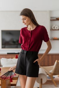 Jazmine Tailored Shorts in Black (XS)