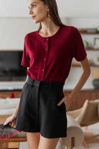 Jazmine Tailored Shorts in Black (XS)