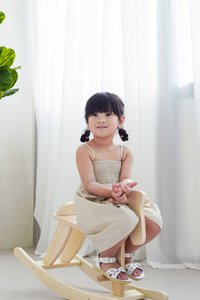 Maxine Camisole Smocked Kids Dress in Sand