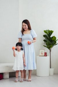 Irma Ice Cream Eyelet Kids Dress in White