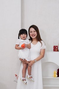 Jewel Peterpan Smocked Kids Dress in White