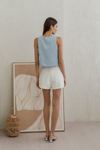 Jazmine Tailored Shorts in White (XS)