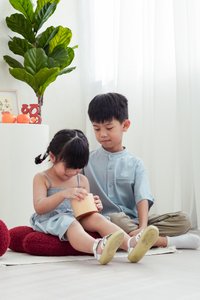 Maxine Button Down Kids Shirt in Blue