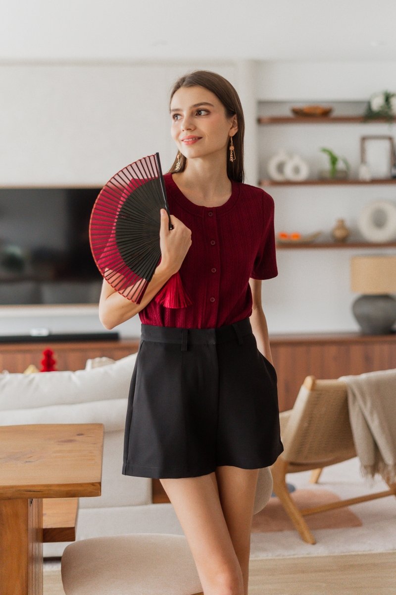 Jazmine Tailored Shorts in Black (XS)