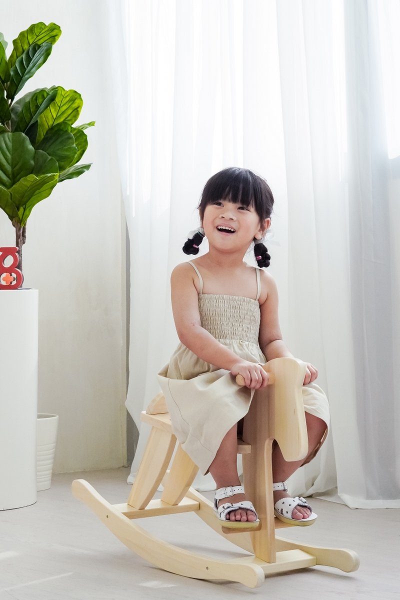 Maxine Camisole Smocked Kids Dress in Sand