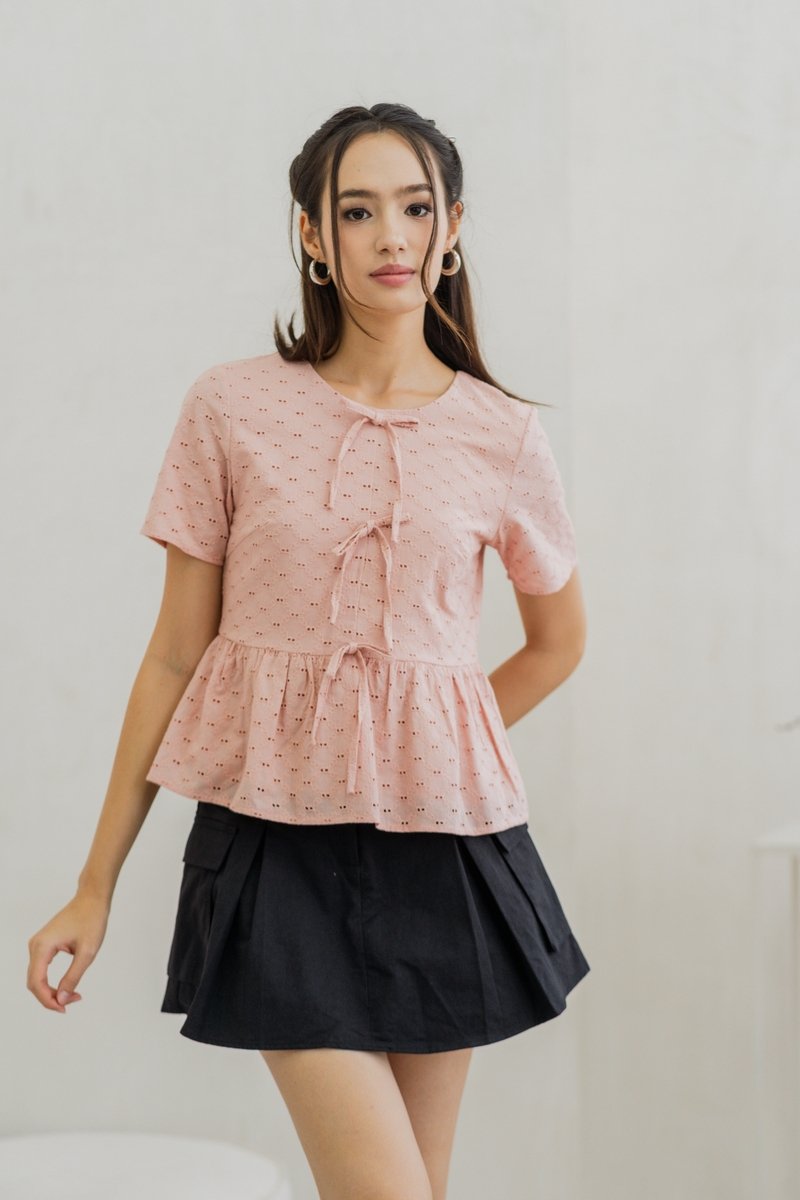 Meara Cargo Skort in Black (XS)