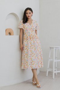 Alice Floral Eyelet Maxi Dress (XL)