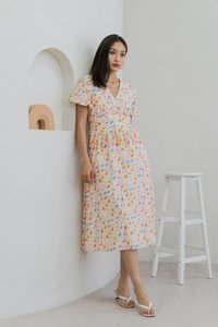 Alice Floral Eyelet Maxi Dress (XL)