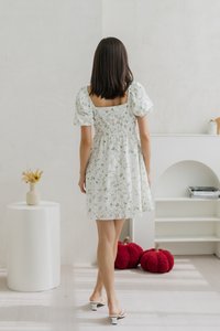Myley Ruched Eyelet Dress (XS)