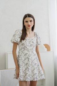 Reverie Sweetheart Eyelet Dress Romper (XS)