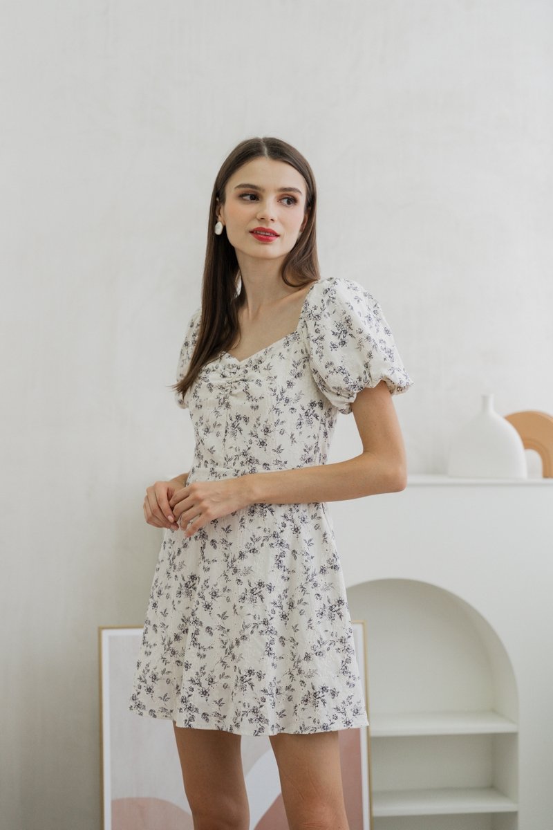 Reverie Sweetheart Eyelet Dress Romper (XS)