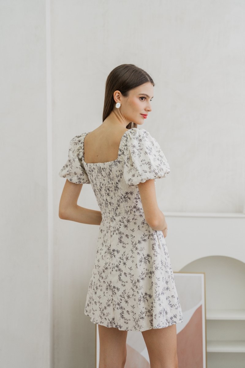 Reverie Sweetheart Eyelet Dress Romper (XS)