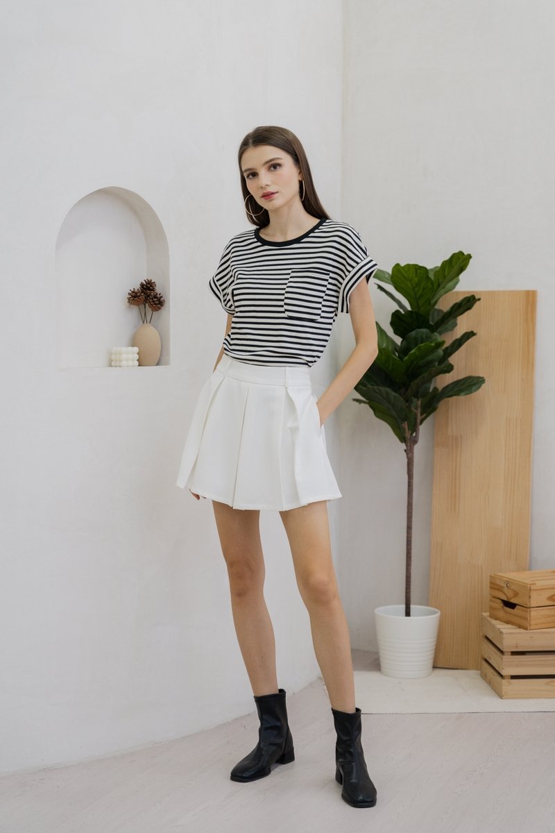 Adelaide Textured Pocket Top (XL)