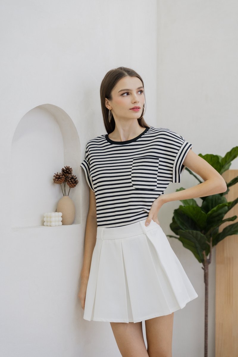 Adelaide Textured Pocket Top (XL)