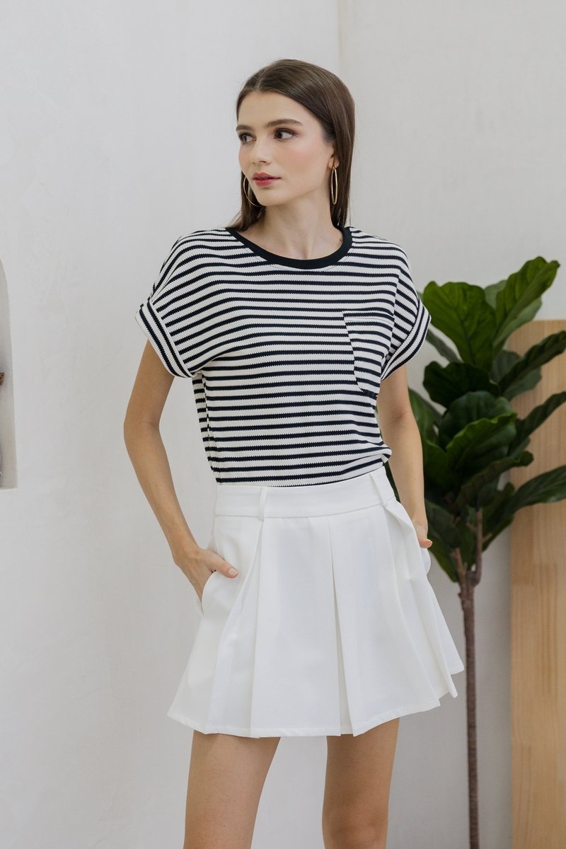 Adelaide Textured Pocket Top (XL)