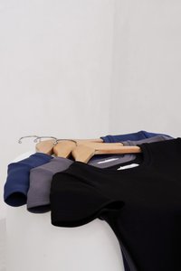 Braelynn Baby Tee In Navy