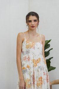 Jovie Eyelet Camisole Floral Maxi Dress (XS)