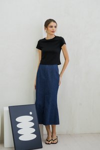 Kori Denim Mermaid Skirt